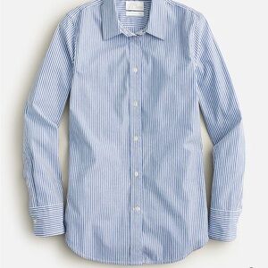 J.Crew Slim-fit stretch cotton poplin shirt in stripe